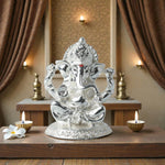 Load image into Gallery viewer, Silver Plated Ganpati