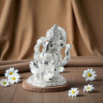 Load image into Gallery viewer, Silver Plated Ganpati