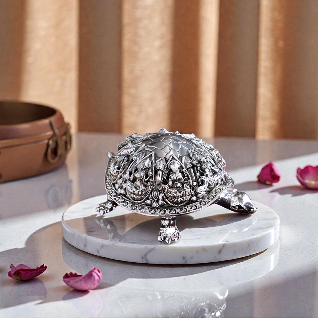 Ashtalakshmi Fortune Tortoise – Silver Harmony Idol