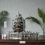 Load image into Gallery viewer, Mahakal Shivling Silver Plated Antique Finish