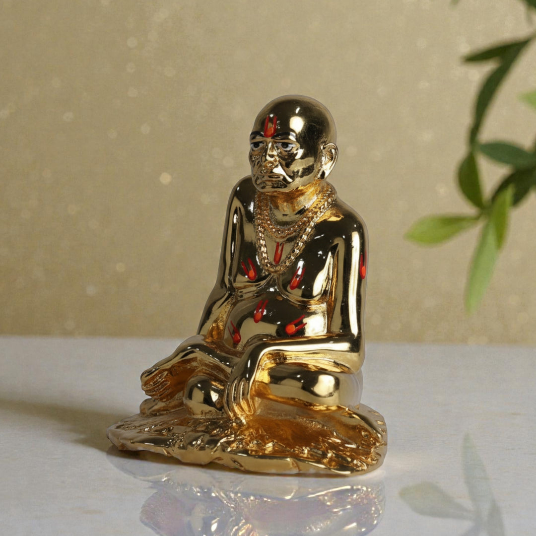 Gold Plated Swami Samarth