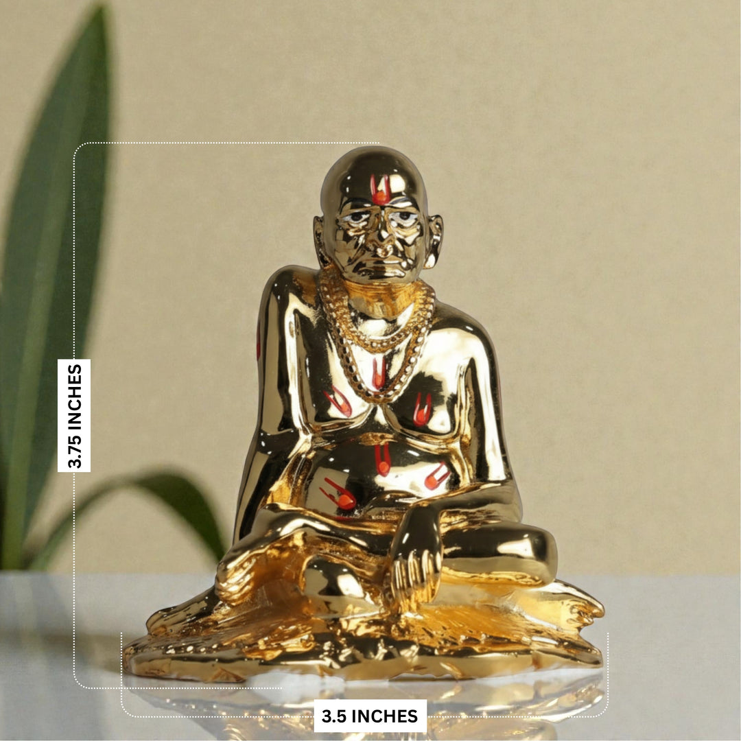 Gold Plated Swami Samarth