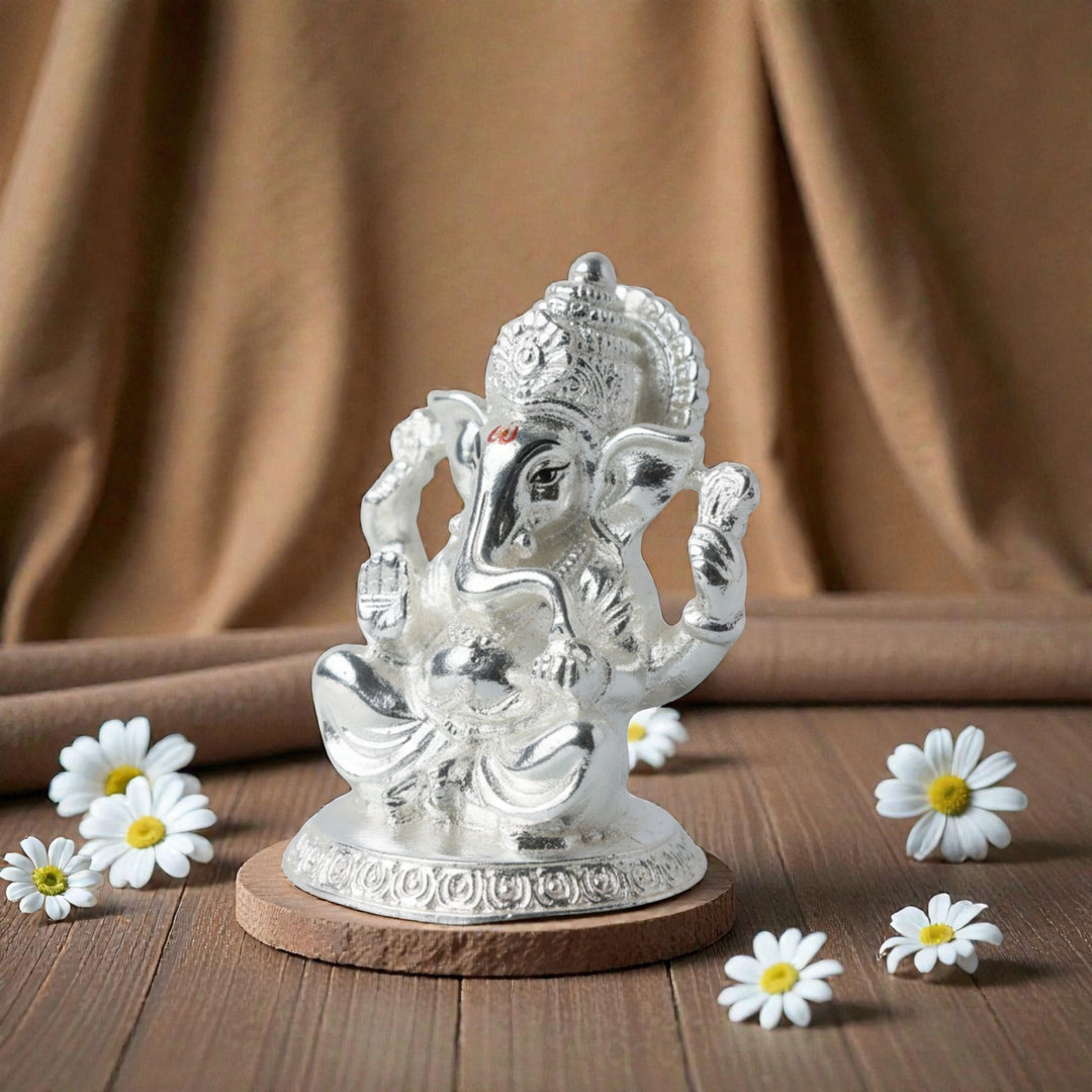 Silver Plated Ganpati
