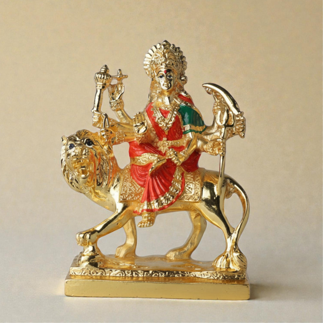 Gold  Plated Shera Vali Mata