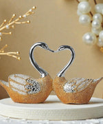 Load image into Gallery viewer, Gold and Silver Plated Love Birds