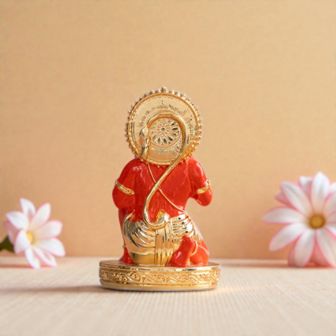 Gold Plated Ashirvad Hanuman